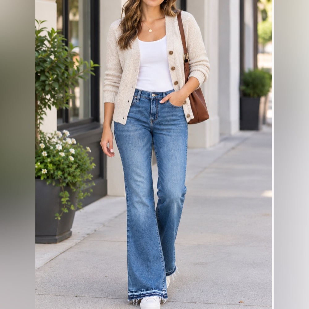 Lucky Brand Classic Women's Mid Wash Blue Jeans 14/32 - Picture 1 of 9